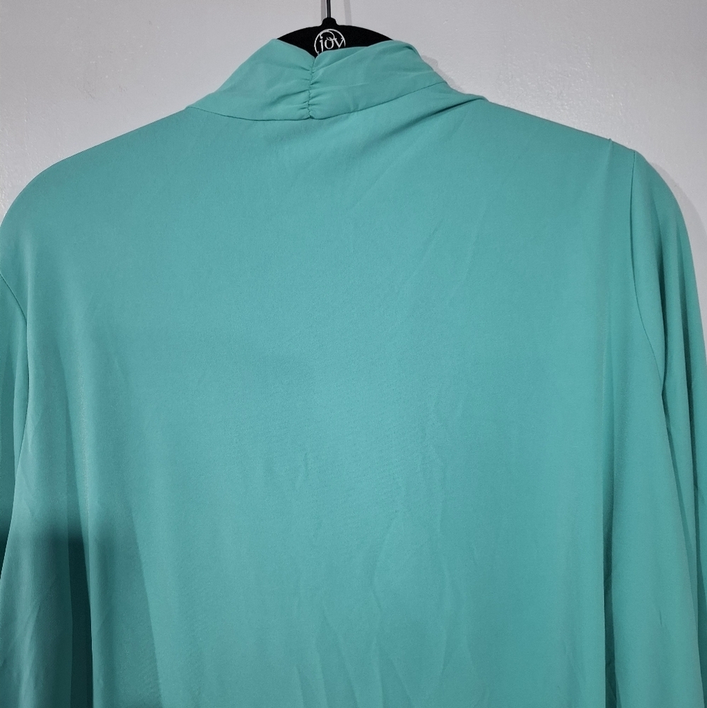 Susan Graver Artisan Women's Long Sleeve stretch knit Open Front Cardigan sz 1X - Picture 6 of 12